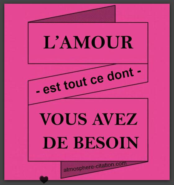 705 lamour est tout ce dont vous avez besoin