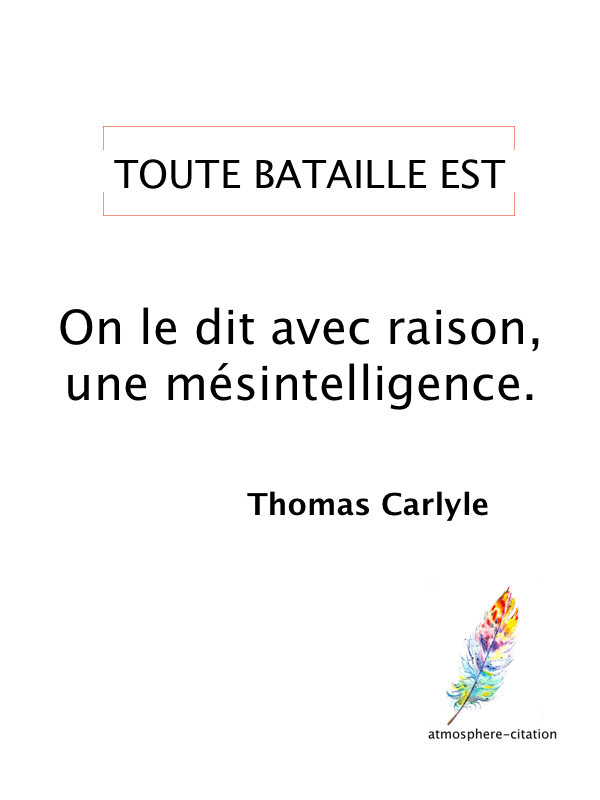 bataille - mésintelligence