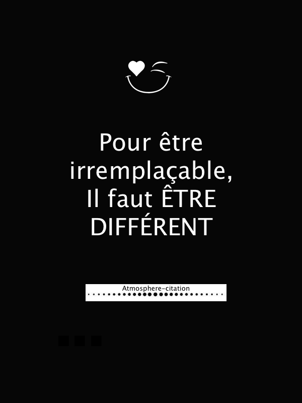 être différent