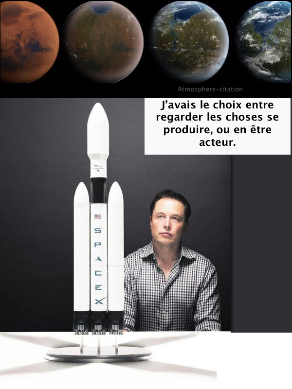 Elon Musk, la tête dans les étoiles