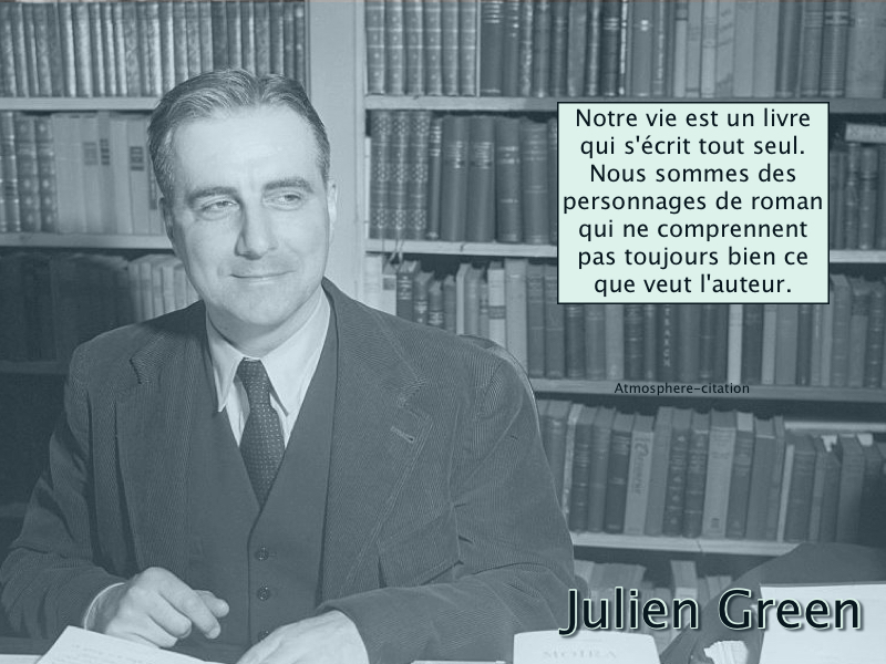 Notre vie est un livre qui s'écrit tout seul.